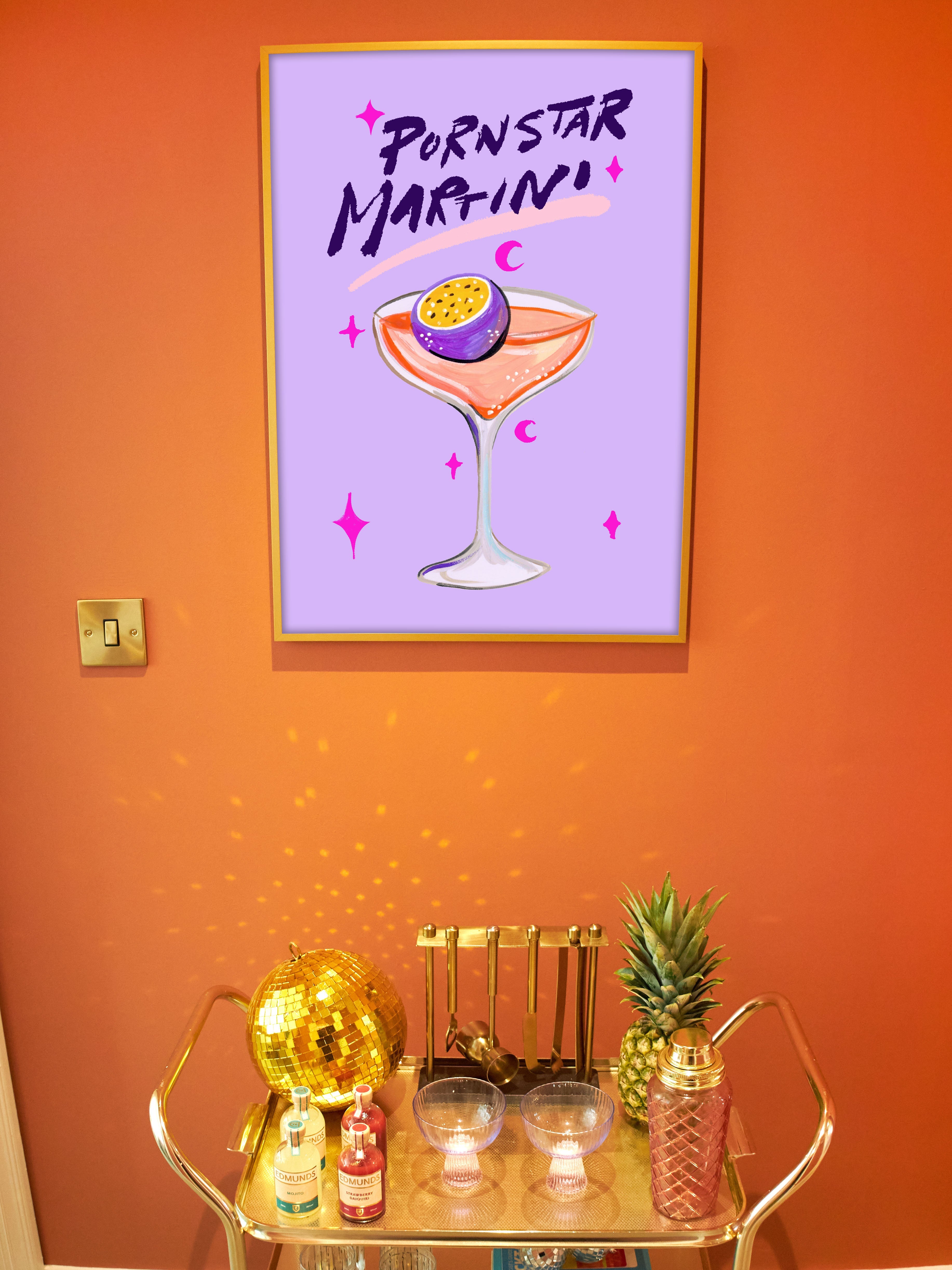 Pornstar Martini Cocktail Print