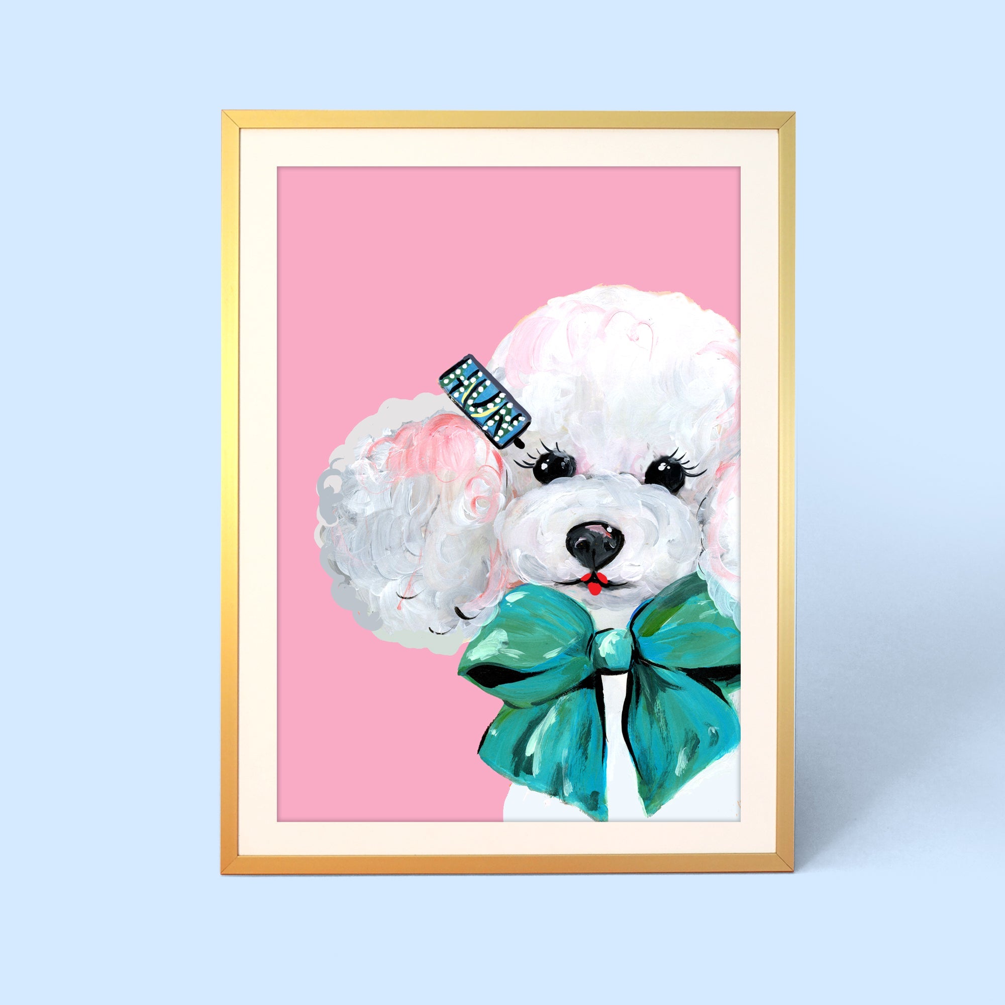 Hun Poodle Print